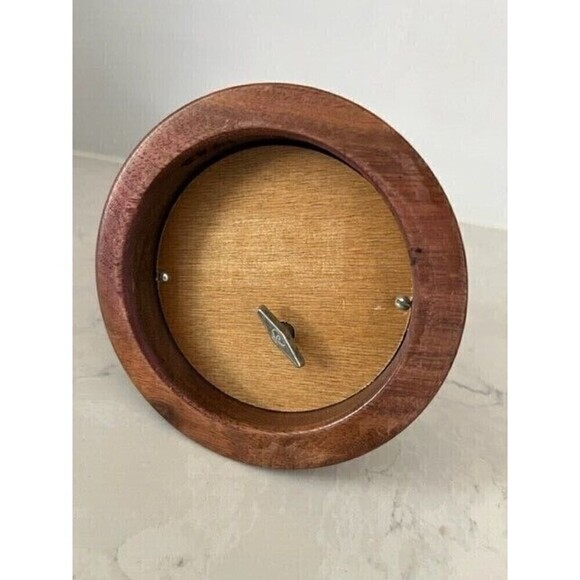 Vintage Wooden Edison Diller 1983 Musical Bell Plays It's A Small World - Picture 3 of 5